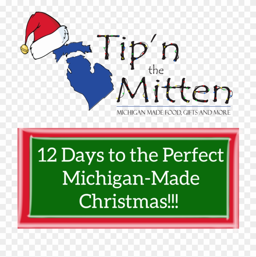 12 Days To Christmas - Tip'n The Mitten Clipart