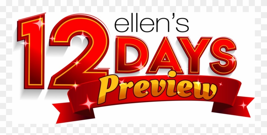 Ellen's 12 Days Of Giveaways 2018 Clipart
