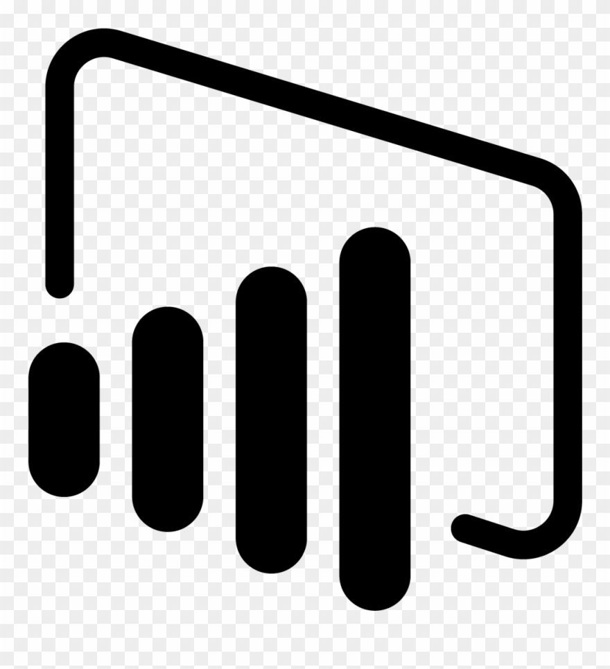Microsoft Power Bi - Power Bi Logo Vector Clipart