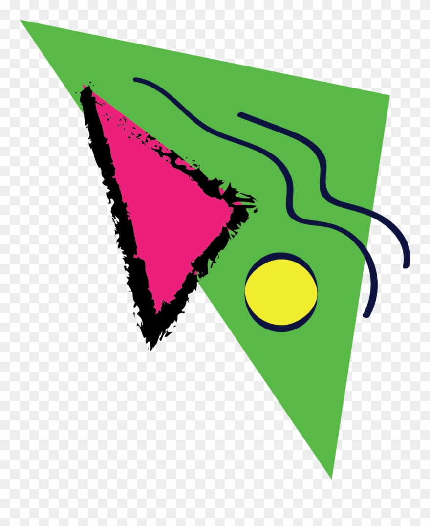 I Made A Transparent 80′s Thing - 1990s Aesthetic Art Clipart