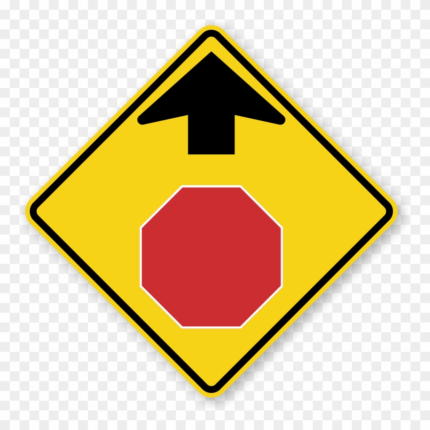 Zoom, Price, Buy - Stop Sign Ahead Sign Clipart