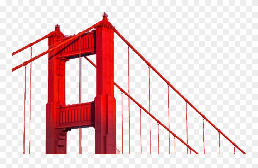 San Francisco Bridge Png - Golden Gate Bridge Clipart