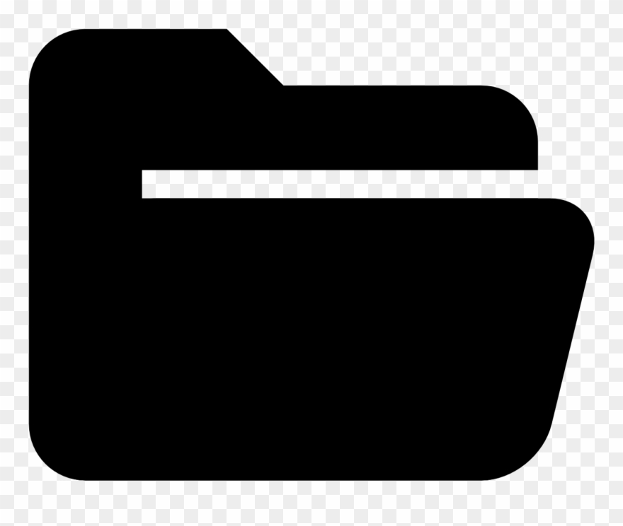 Document Clipart Manilla Folder - Android Open File Icon - Png Download