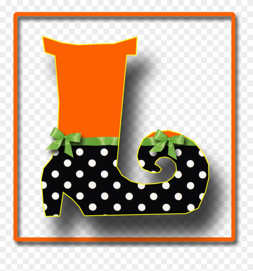 María José Argüeso - Halloween Letters Clipart - Png Download
