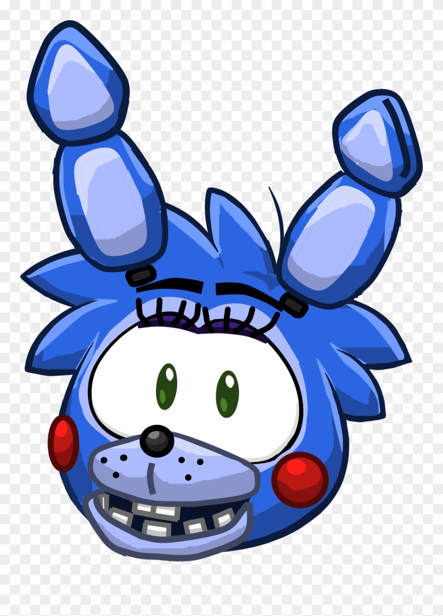 Puffle Toy Bonnie Five Nights At Freddy's Club Penguin - Five Nights At Freddy's Club Penguin Clipart