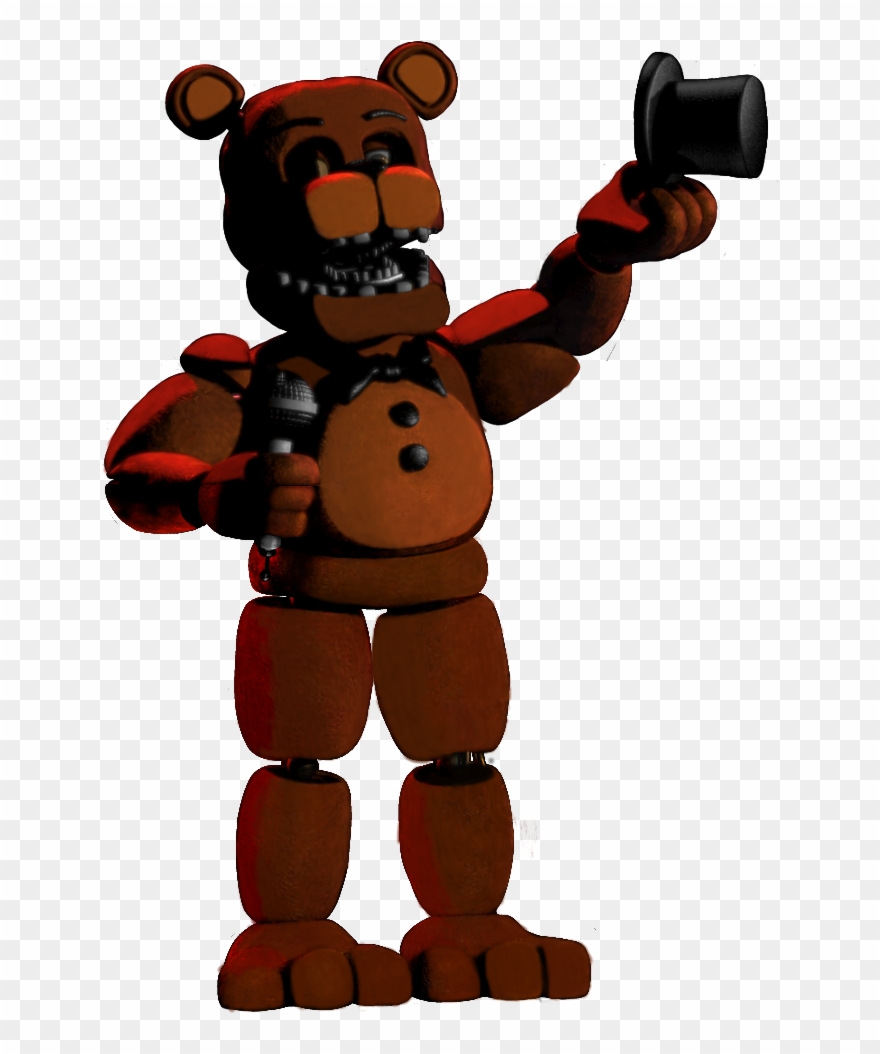 Unwithered Freddy Fnaf 2 Freddy Fazbear, Five Night, - Five Nights At Freddy's Nightmare Withered Freddy Clipart