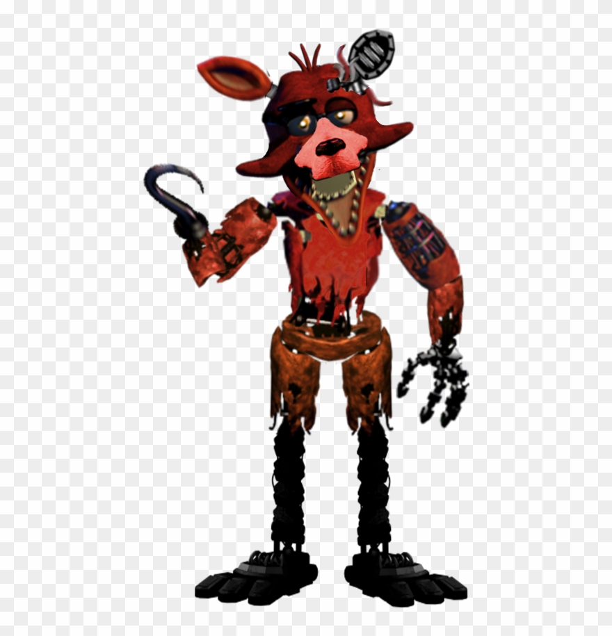 Withered Foxy1 - Foxy Five Night At Freddy's 2 Clipart