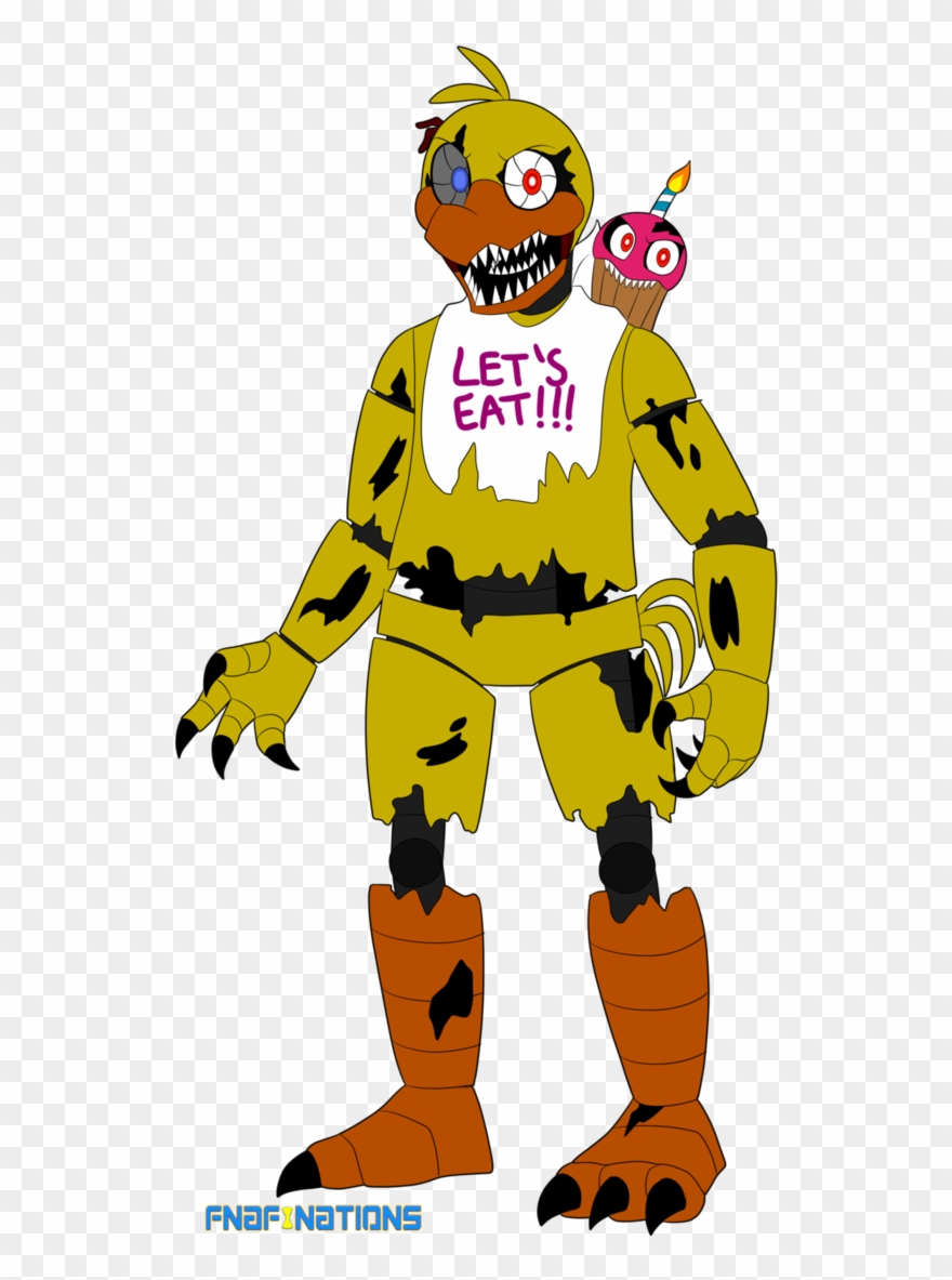 Gotta Love That Snazzy Nightmare Carl Tho Also, I See - Nightmare Chica Fnaf Nations Clipart