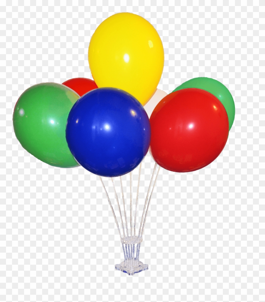 Balloon Weights Balloon Accessories Png Balloon Stick - Centro De Mesa Globos Navidad Clipart