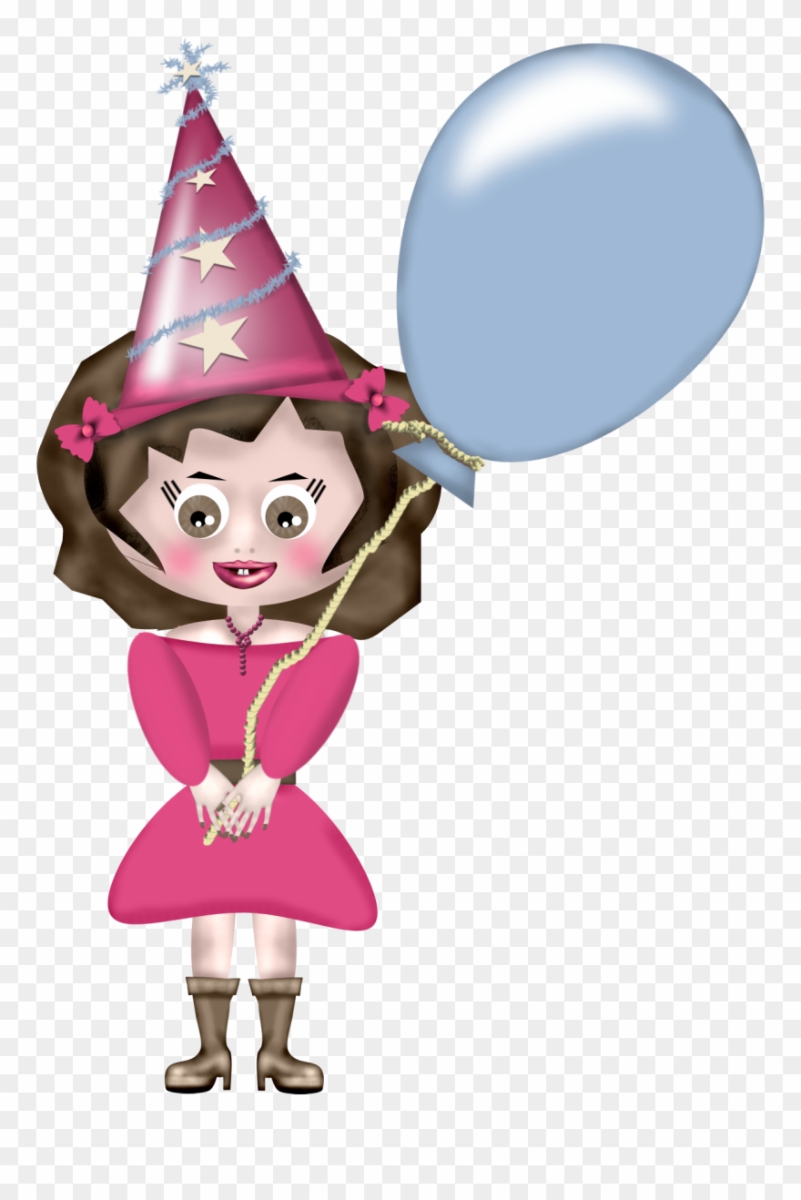 Clipart Aniversário Happy Birthday Girls - Cartoon - Png Download