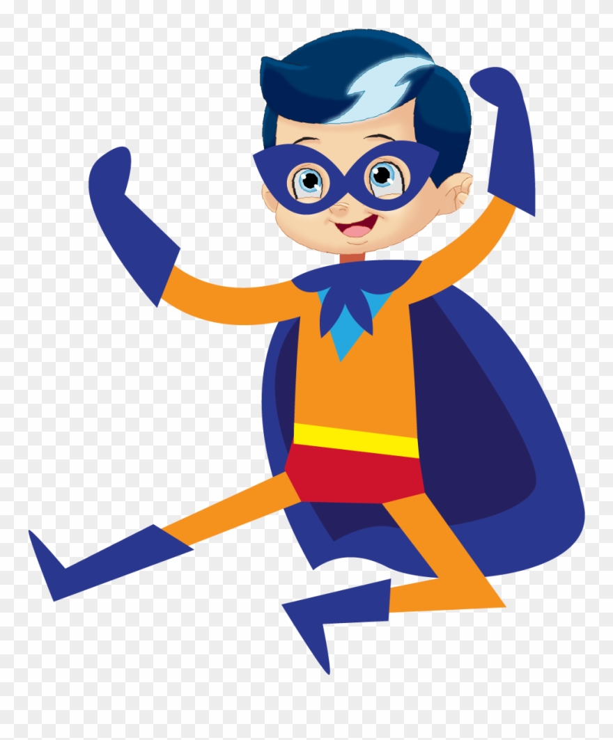 Superheroes Being Creative - Superhero Clipart
