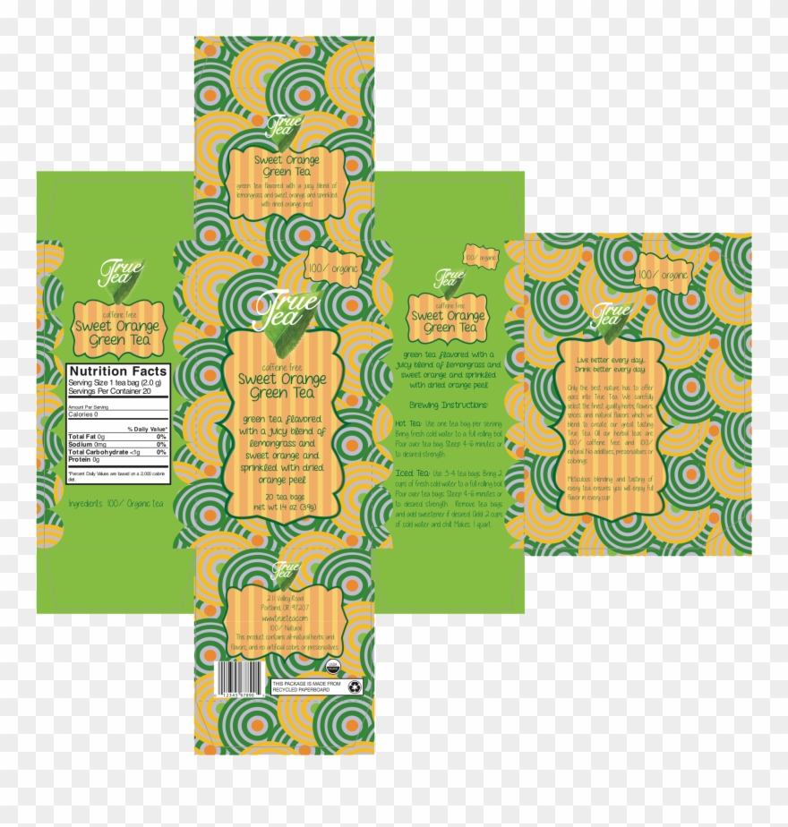 Tea Box - Design Clipart