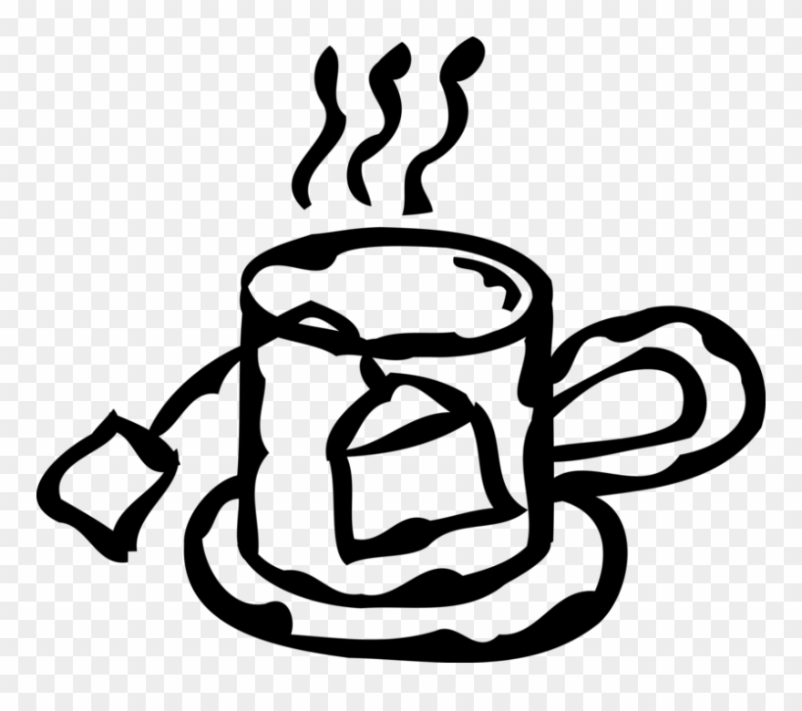 Vector Illustration Of Cup Of Steeped Tea In Teacup - Clip Art - Png Download