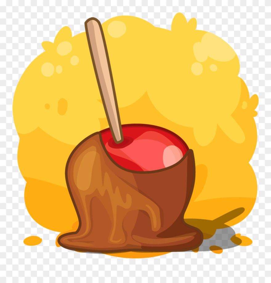 Caramel Apple Clipart