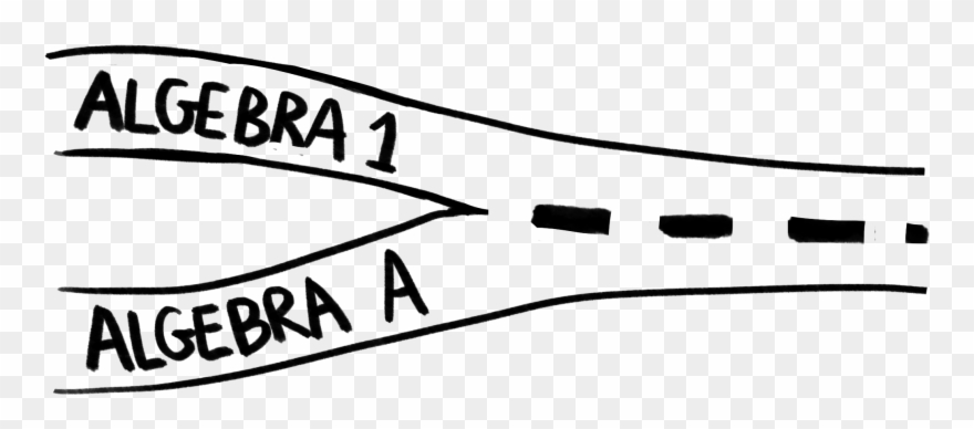 Gunn Proposes To Combine Algebra 1, 1a Math Lanes - Line Art Clipart