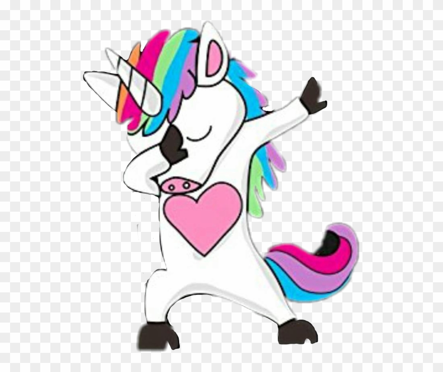 Dabbing Unicorn Dab Clipart