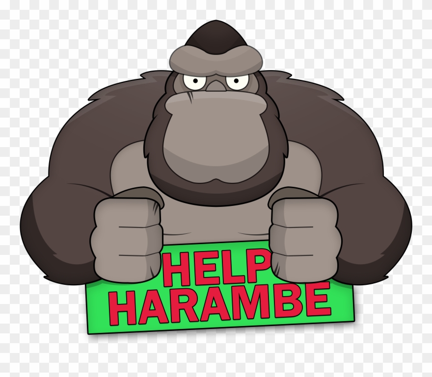 Tough Gorilla Shower Curtain Clipart