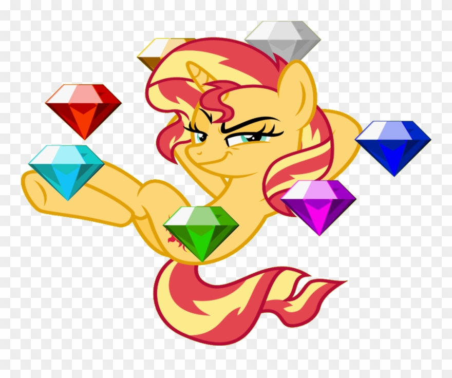 Ugandan Knuckles Png Library Stock - Mlp Chaos Emeralds Clipart