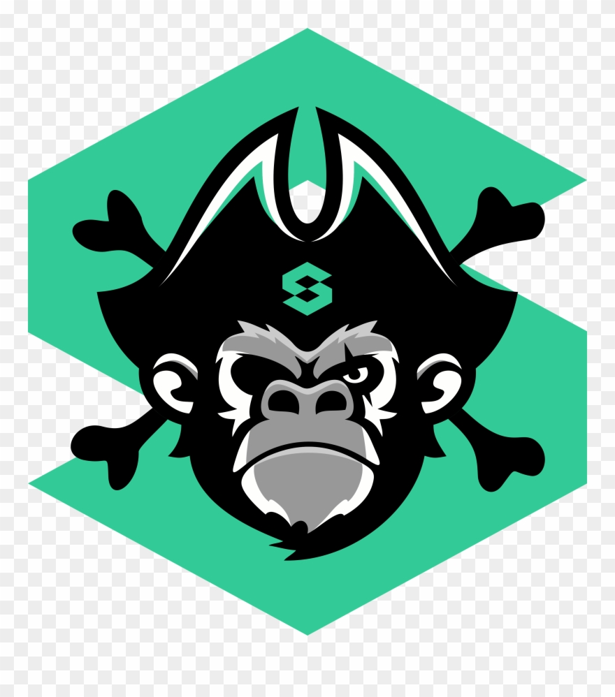 Monkey 614 Kb - Логотип Команды Обезьян Clipart