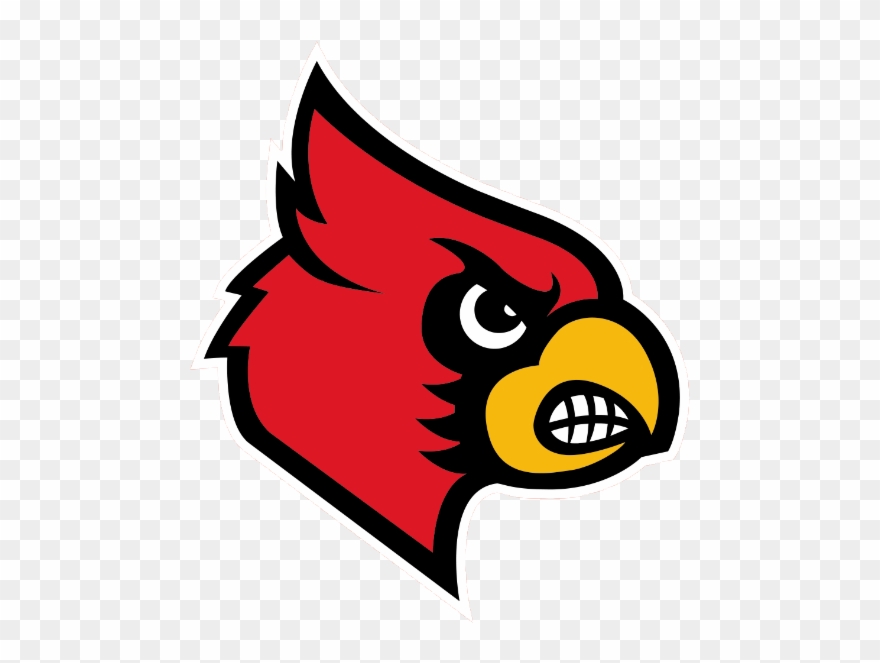 Cards' Girls Get Wins In Gering, Gordon-rushville - Louisville Cardinals Logo Png Clipart