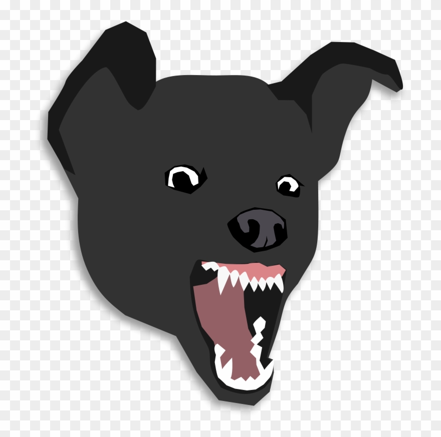 Free Clipart Mean Dog Ecuabron - Cartoon Dog Head Png Transparent Png