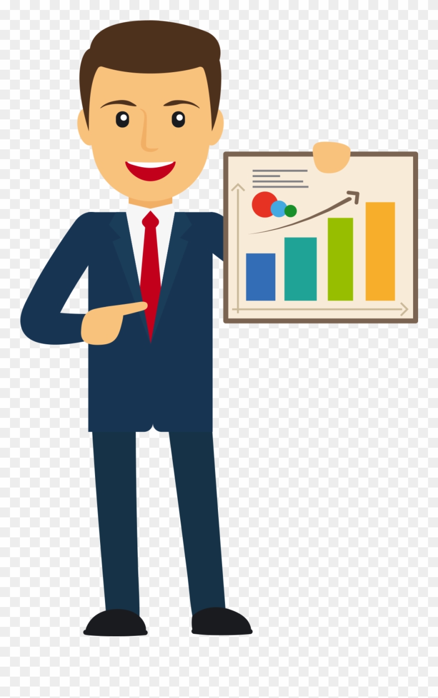 A Man Clip Art - Jefe De Empresa Animado - Png Download