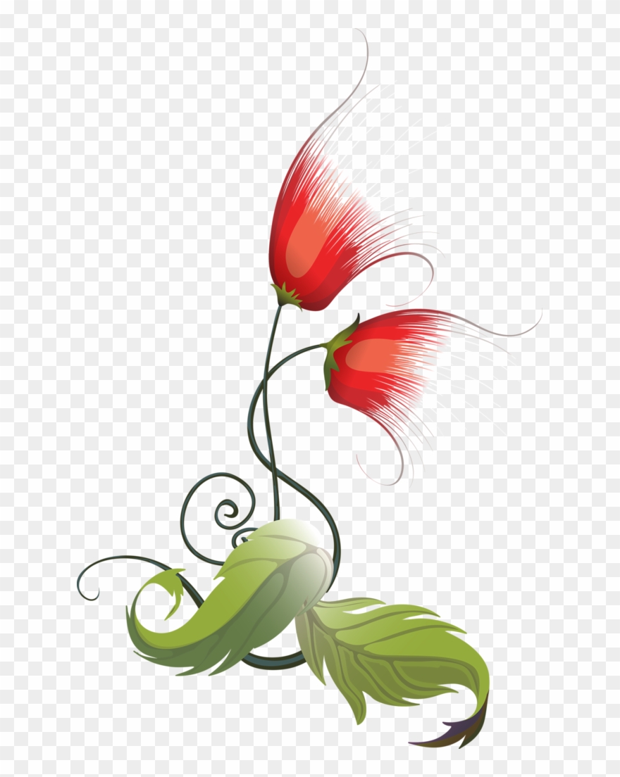 Tubes Fleurs Vector Design, Creative Art, Tube, Photoshop, - Kartki O Życiu Clipart