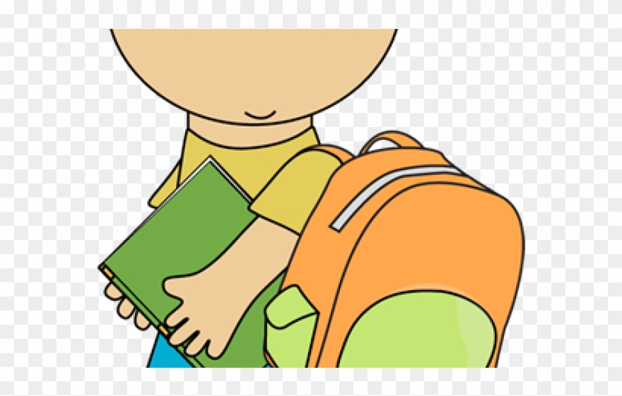 Children Going To School Clipart - Boy Goes To School Clip Art - Png Download