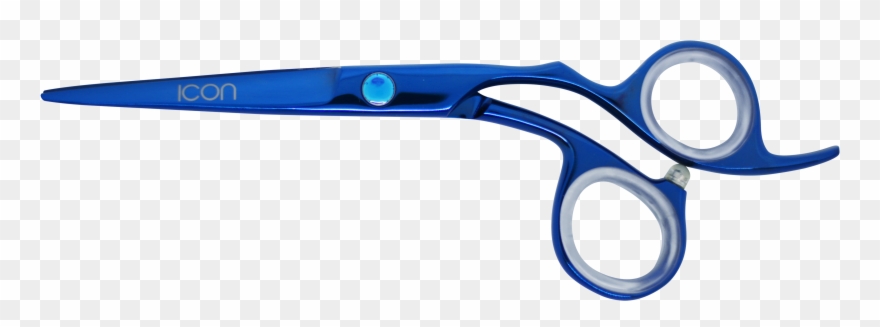 Products Icon Blue Crane Titanium Coated Hair - Scissors Clipart