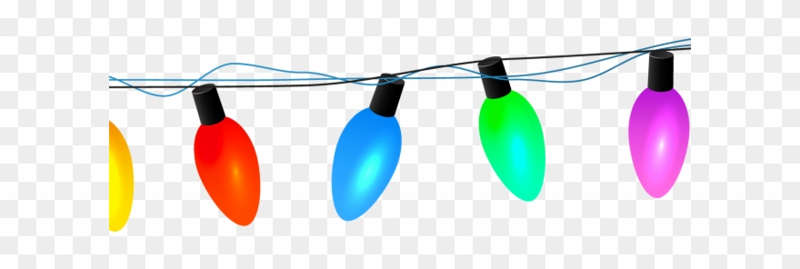 Lighter Clipart Chrismas - Christmas Lights Transparent Background - Png Download