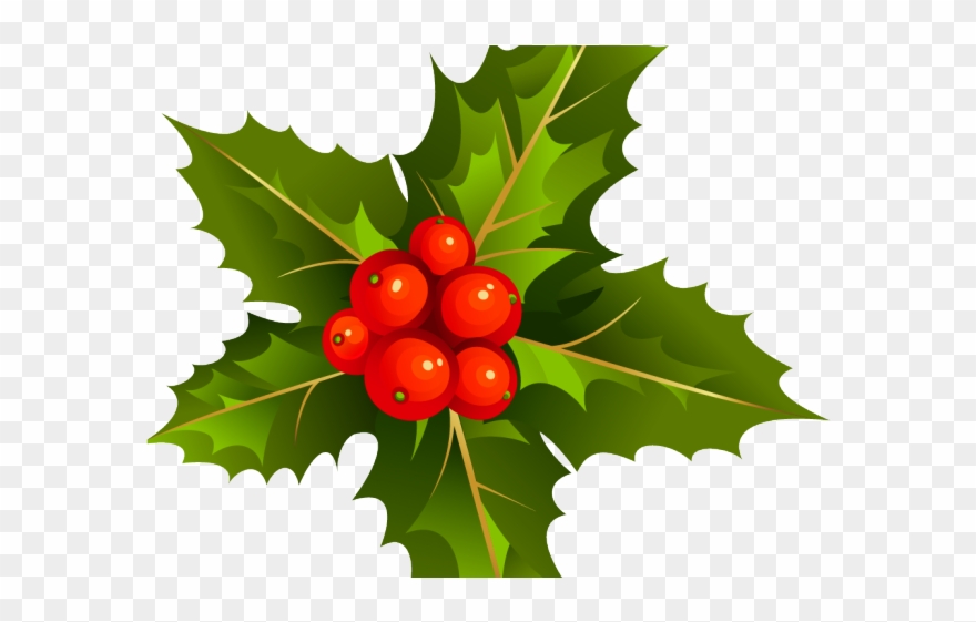 Christmas Clipart - Mistletoe Png Transparent Png