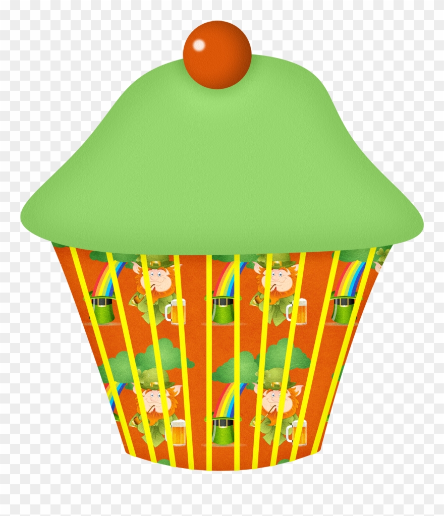 Cupcake Saint Patrick's Day - Illustration Clipart