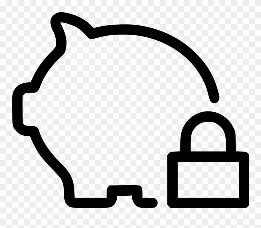 Safe Drawing Bank Png Transparent Library - Bank Clipart