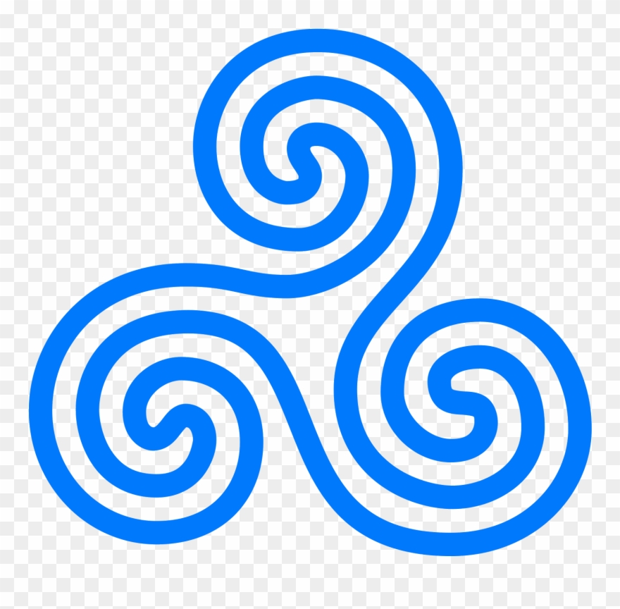 Triskelion Symbol Celts Celtic Knot Bdsm Emblem - Triskelion Celtic Symbol Clipart