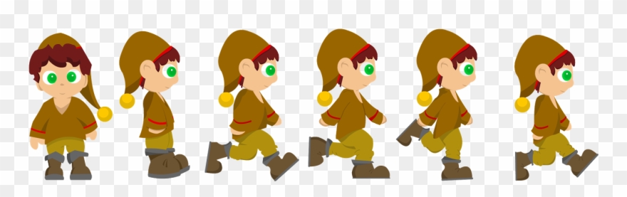 Movimentação Do Pequeno Polegar - Cartoon Clipart