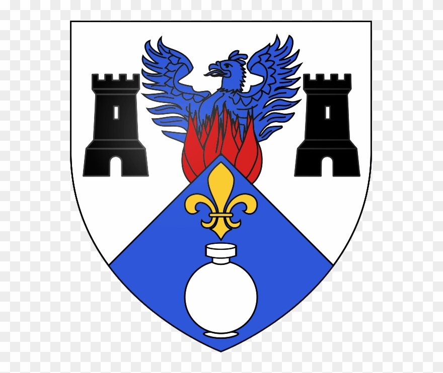 D'azur Au Phénix De Sable En Son Immortalité De Gueules Clipart