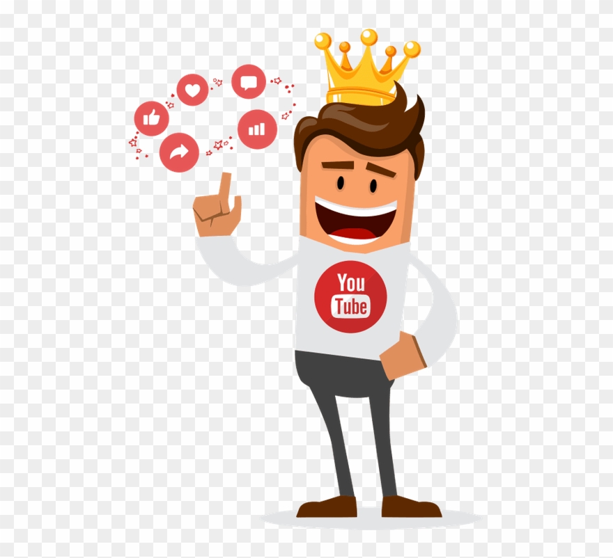 Youtube Subscribers - Wordpress Theme Customization Cartoon Clipart