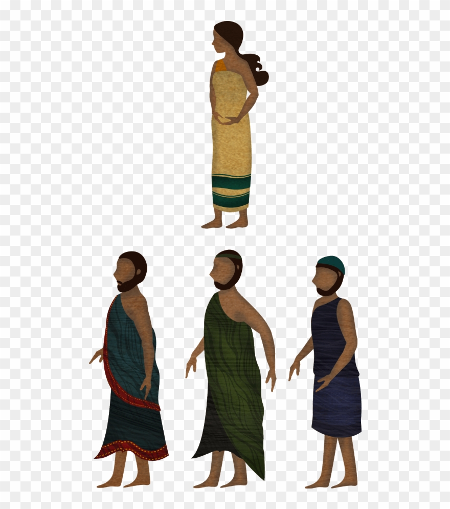 Noah's Wife And Sons - Noah Clipart