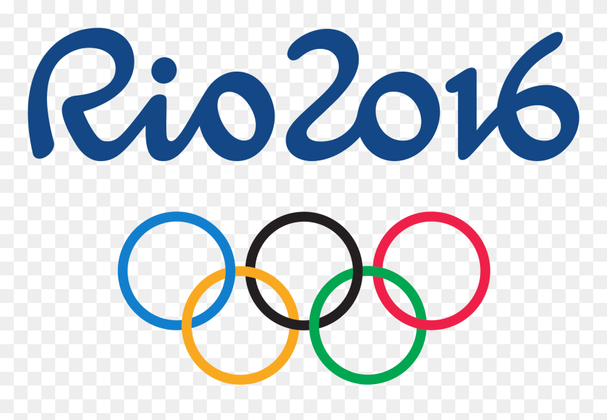 Rio 2016 Logo-svg - Olympic Rings Rio 2016 Clipart