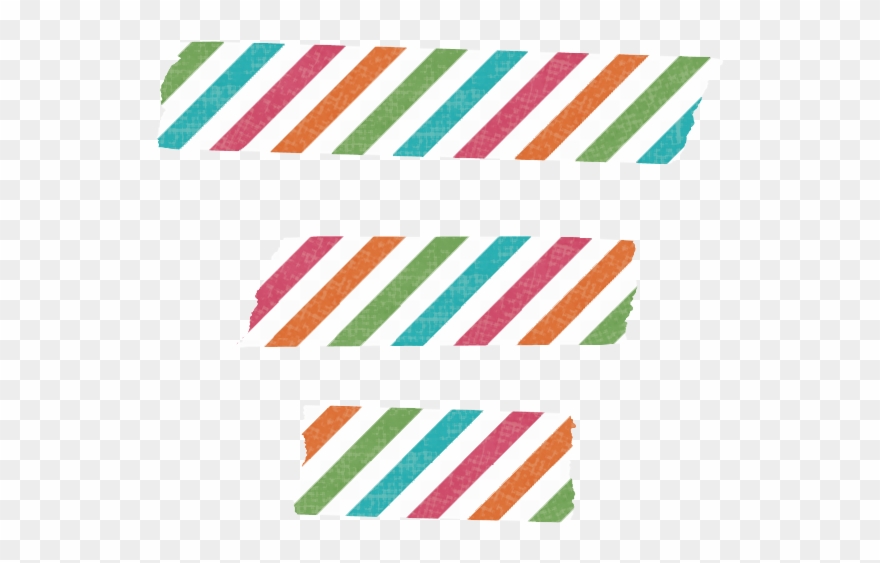 Digi Washi Tape - Transparent Washi Tape Png Clipart