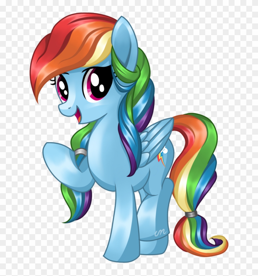Rainbow Dash - Mlp Rainbow Dash Mane Clipart