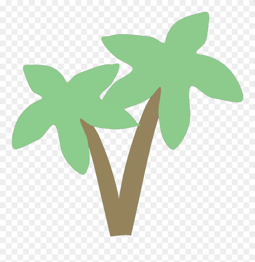 Palm Trees Clipart Has - Png Download