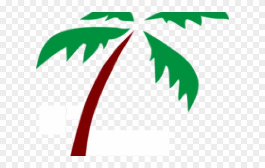 Palm Tree Clipart Pohon Kelapa - Vector Date Png Transparent Png