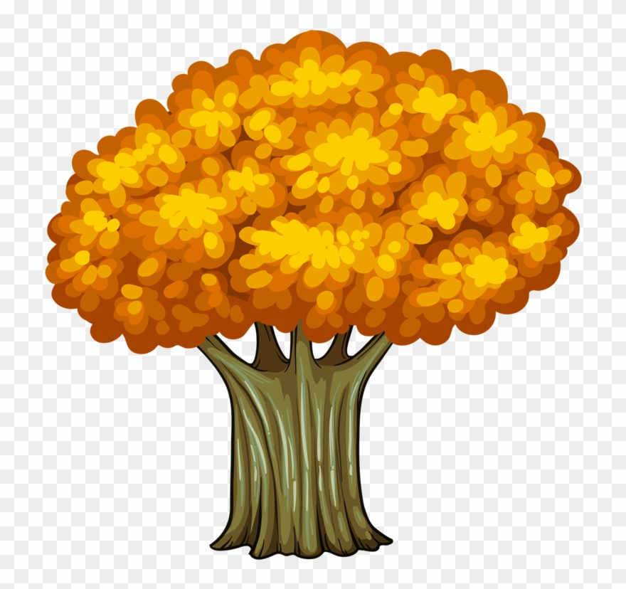 Art Clipartvector Artold Treestree - Trees Of Different Colors - Png Download