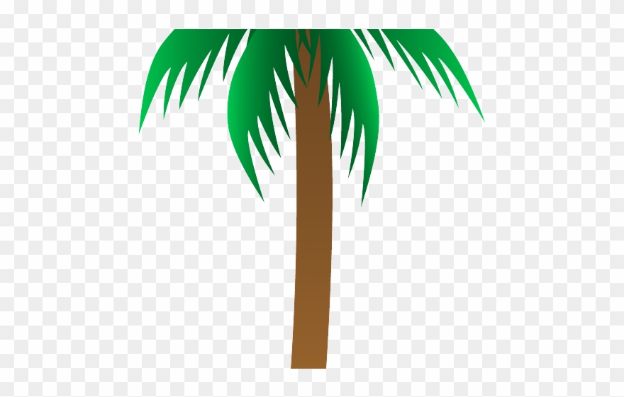 Palm Tree Clipart Sunset - Clip Art - Png Download