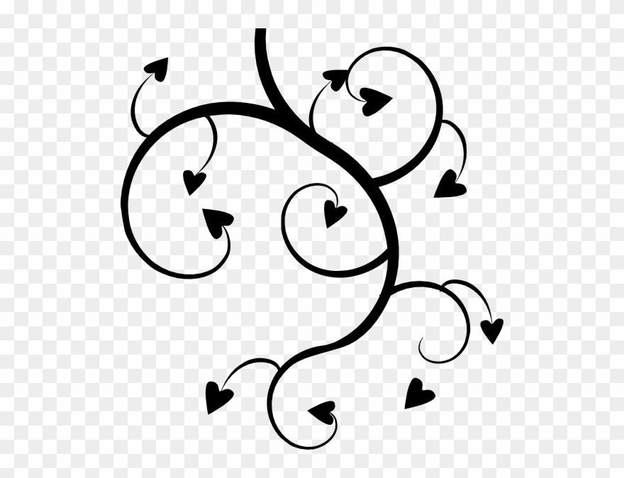 Black Love Cliparts - Grey And Pink Borders - Png Download