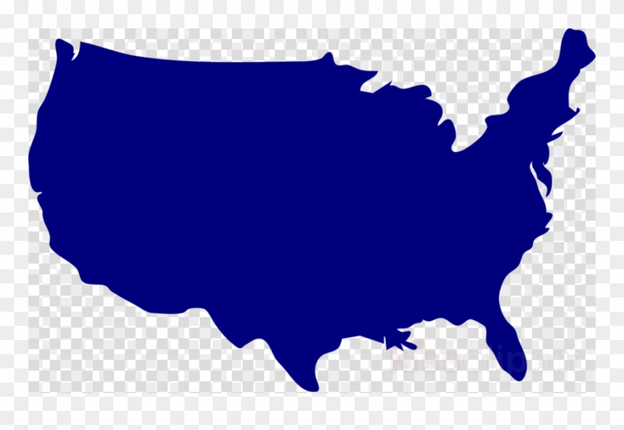 Download United States Postal Service Clipart Enspect - Vector Us Map Png Transparent Png