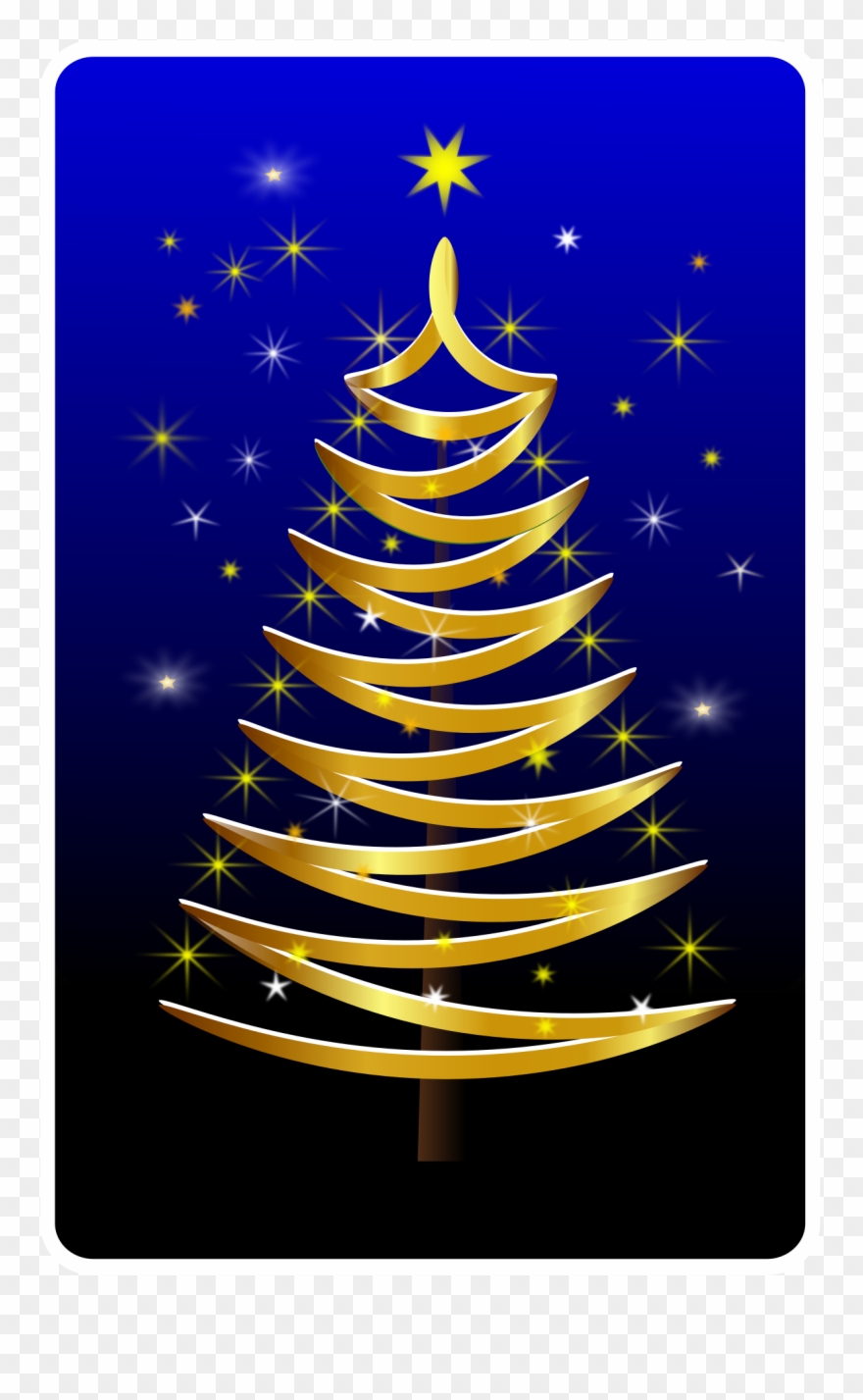 Big Image - Stylised Christmas Tree Clipart