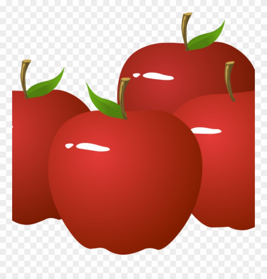 Free Clipart Of An Apple - Four Apples Clipart - Png Download
