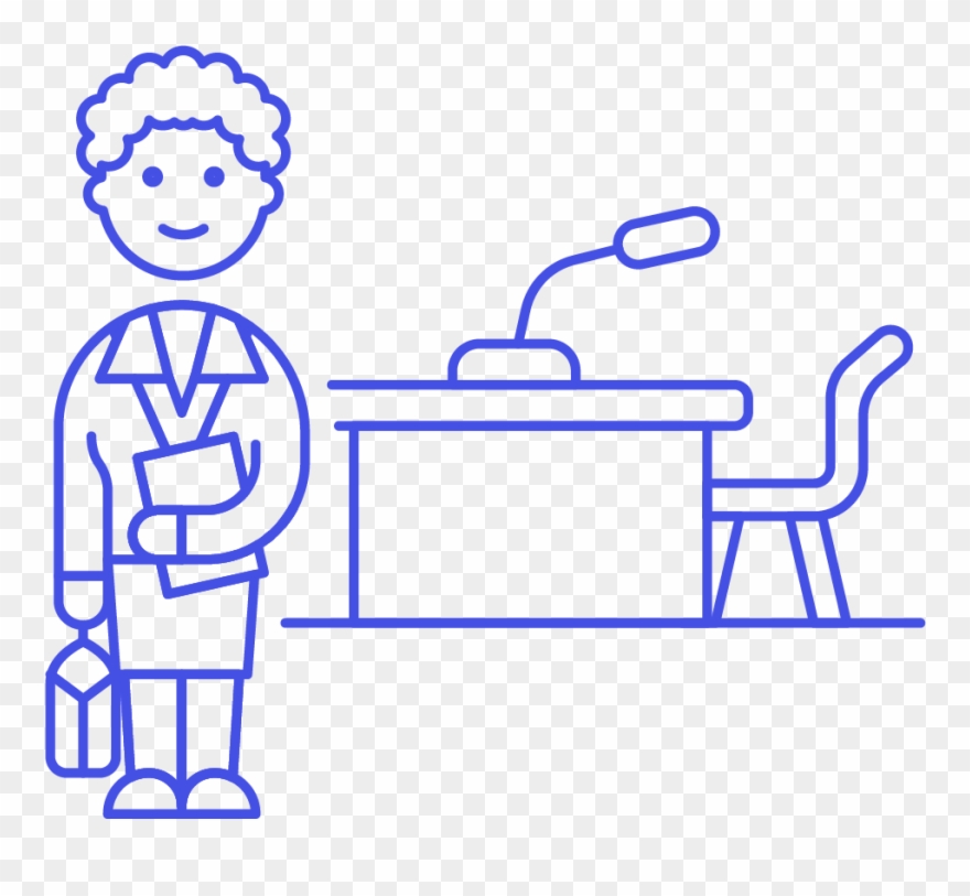 37 Lawyer Female African American - Lawyer Clipart